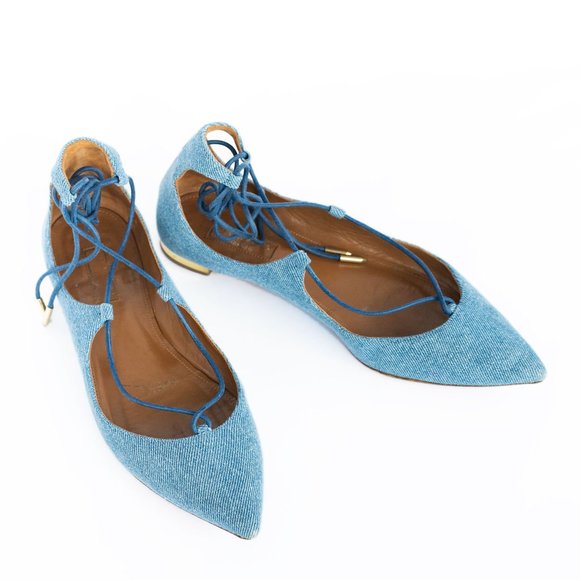 Aquazzura Christy Flats- Size 36.5 - Picture 3 of 7
